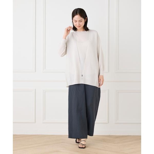 イッツインターナショナル（I．T．’S． international）/大人艶ニットカーディガン《Cuoo》