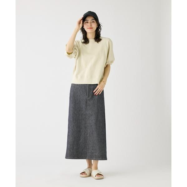 イッツインターナショナル（I．T．’S． international）/ポケットワークストレートスカート《SUVIN DENIM》