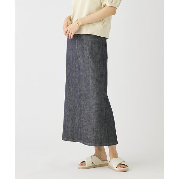 イッツインターナショナル（I．T．’S． international）/ポケットワークストレートスカート《SUVIN DENIM》