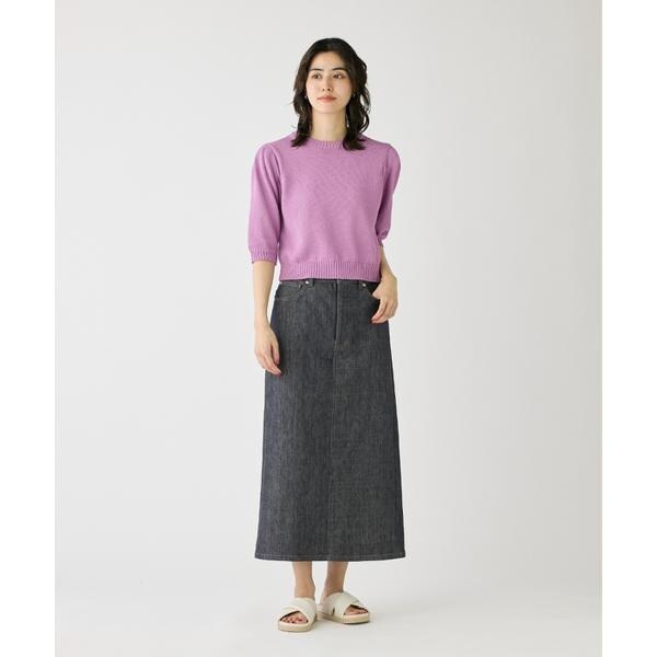 イッツインターナショナル（I．T．’S． international）/ポケットワークストレートスカート《SUVIN DENIM》