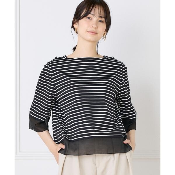 イッツインターナショナル（I．T．’S． international）/シアー切替えプルオーバー