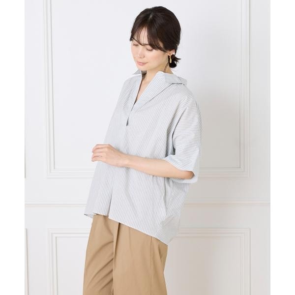 イッツインターナショナル（I．T．’S． international）/オーバーサイズスキッパーシャツ