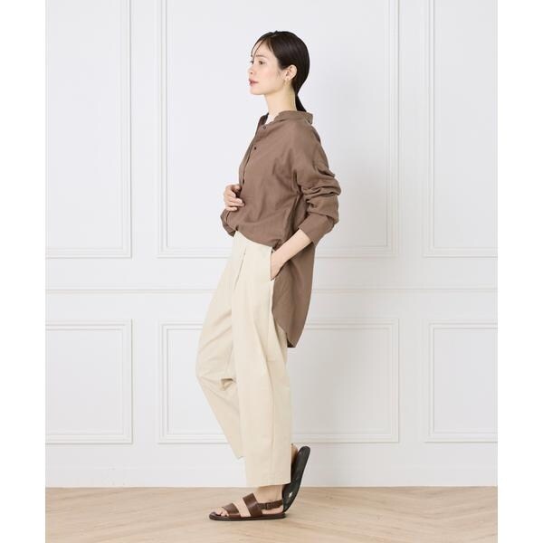 イッツインターナショナル（I．T．’S． international）/オーバーサイズリネンシャツ《FUDGE 7月号掲載商品》