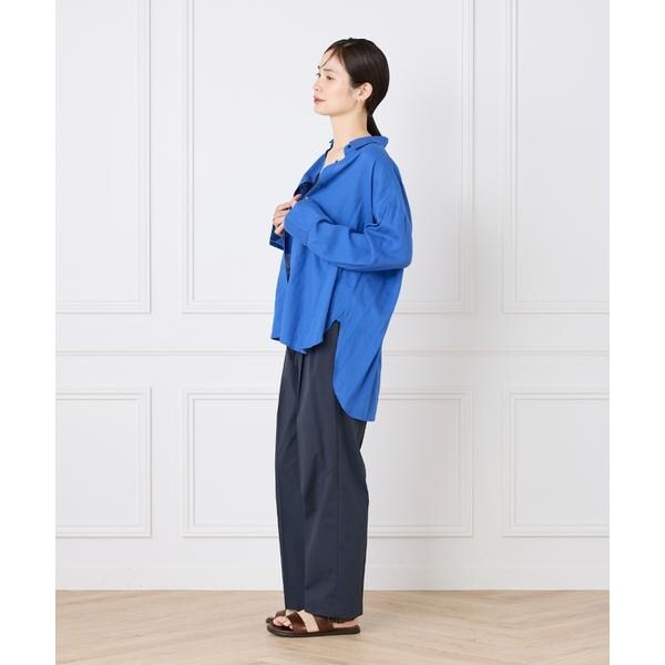 イッツインターナショナル（I．T．’S． international）/オーバーサイズリネンシャツ《FUDGE 7月号掲載商品》