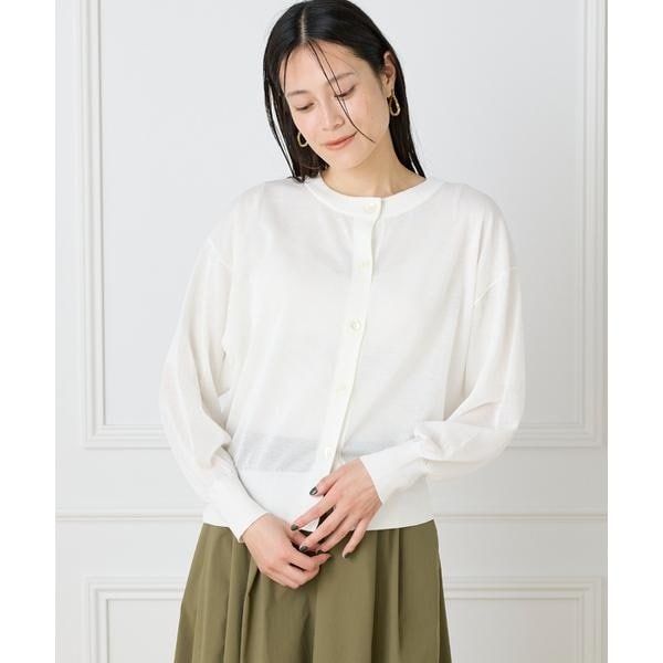 イッツインターナショナル（I．T．’S． international）/2WAYシアーカーディガン