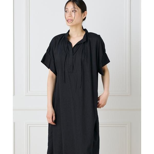 イッツインターナショナル（I．T．’S． international）/リネンギャザーワンピース