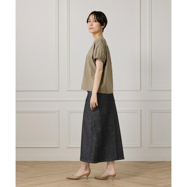 イッツインターナショナル（I．T．’S． international）/キャザースリーブブラウス《撥水加工》