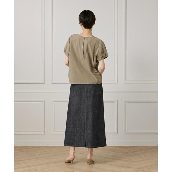 イッツインターナショナル（I．T．’S． international）/キャザースリーブブラウス《撥水加工》