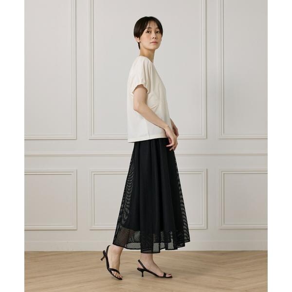 イッツインターナショナル（I．T．’S． international）/キャザースリーブブラウス《撥水加工》