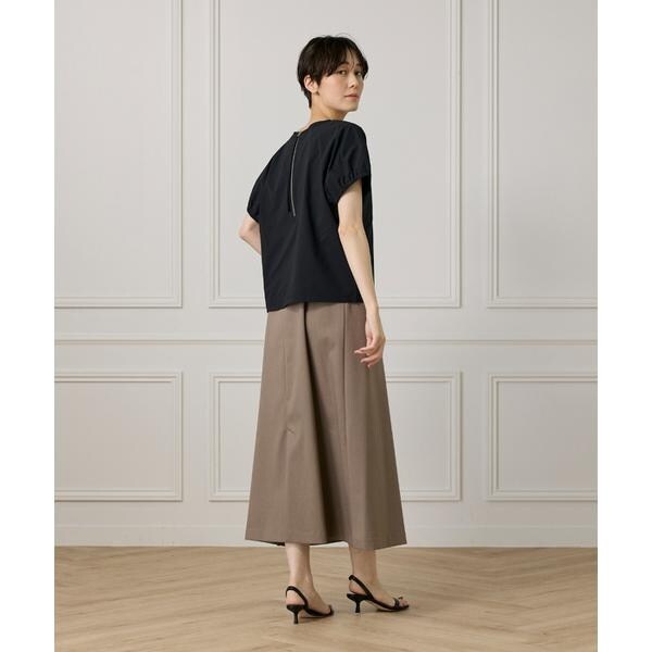 イッツインターナショナル（I．T．’S． international）/キャザースリーブブラウス《撥水加工》