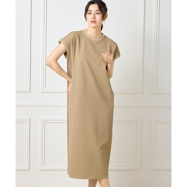 イッツインターナショナル（I．T．’S． international）/フレンチスリーブワンピース《グランサッカー》