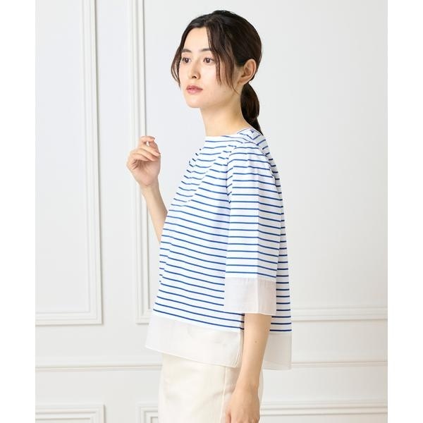 イッツインターナショナル（I．T．’S． international）/シアー切替えプルオーバー