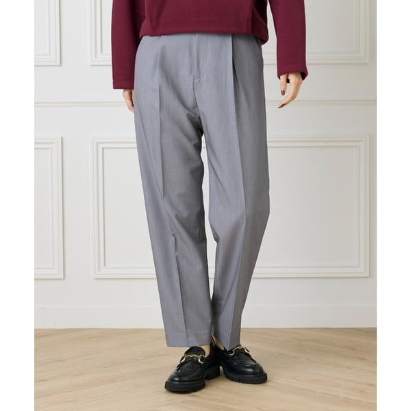 イッツインターナショナル（I．T．’S． international）/タックテーパードパンツ《TRストレッチ》