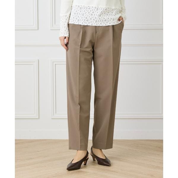 イッツインターナショナル（I．T．’S． international）/タックテーパードパンツ《TRストレッチ》