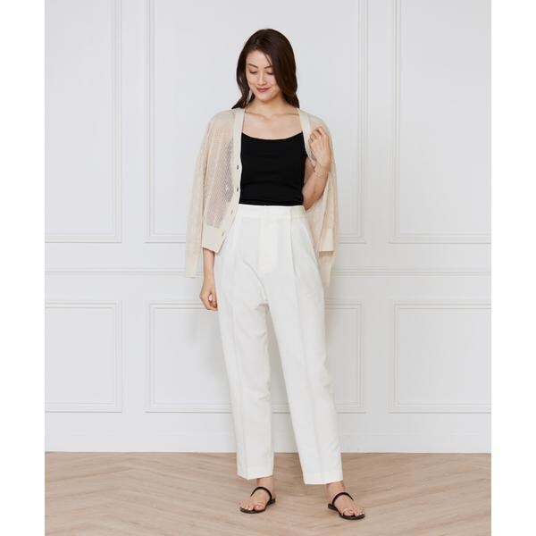 イッツインターナショナル（I．T．’S． international）/タックテーパードパンツ《TRストレッチ》