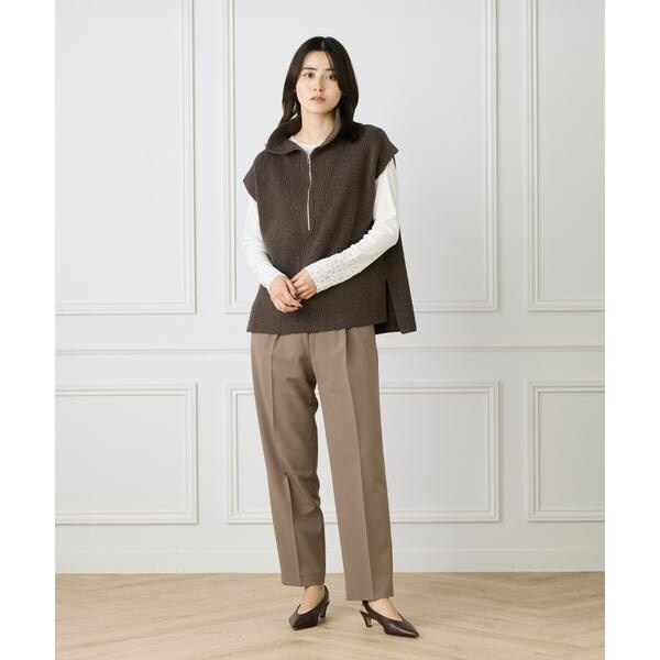 イッツインターナショナル（I．T．’S． international）/タックテーパードパンツ《TRストレッチ》