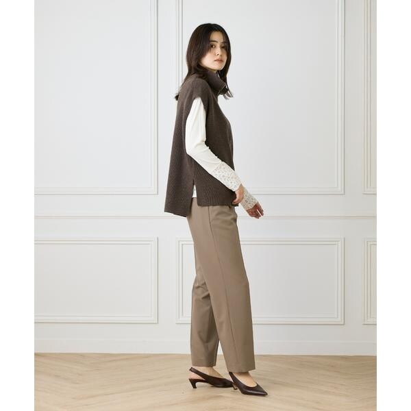 イッツインターナショナル（I．T．’S． international）/タックテーパードパンツ《TRストレッチ》