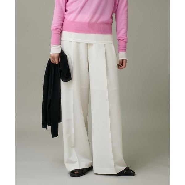 イッツインターナショナル（I．T．’S． international）/タックワイドパンツ《TRストレッチ》