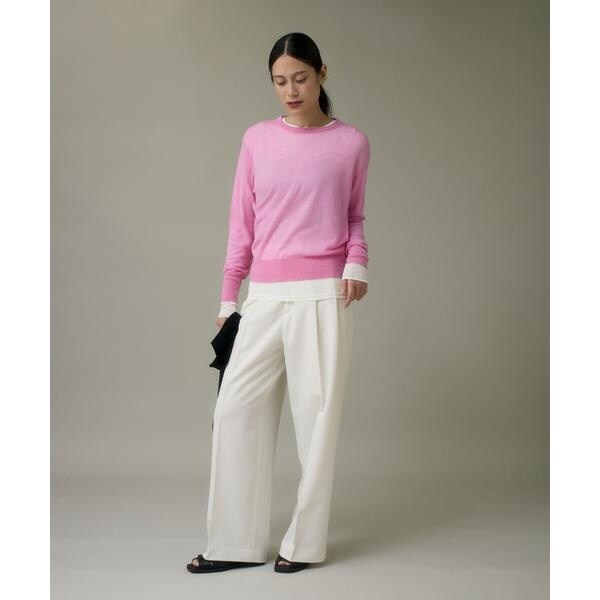 イッツインターナショナル（I．T．’S． international）/タックワイドパンツ《TRストレッチ》