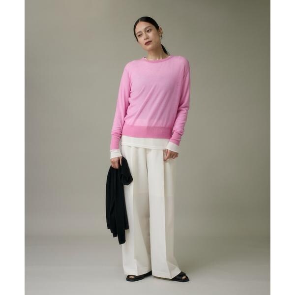 イッツインターナショナル（I．T．’S． international）/タックワイドパンツ《TRストレッチ》