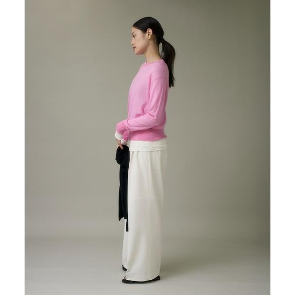 イッツインターナショナル（I．T．’S． international）/タックワイドパンツ《TRストレッチ》