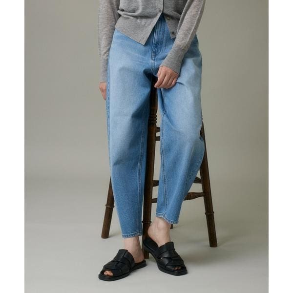 イッツインターナショナル（I．T．’S． international）/デニムバレルレッグパンツ