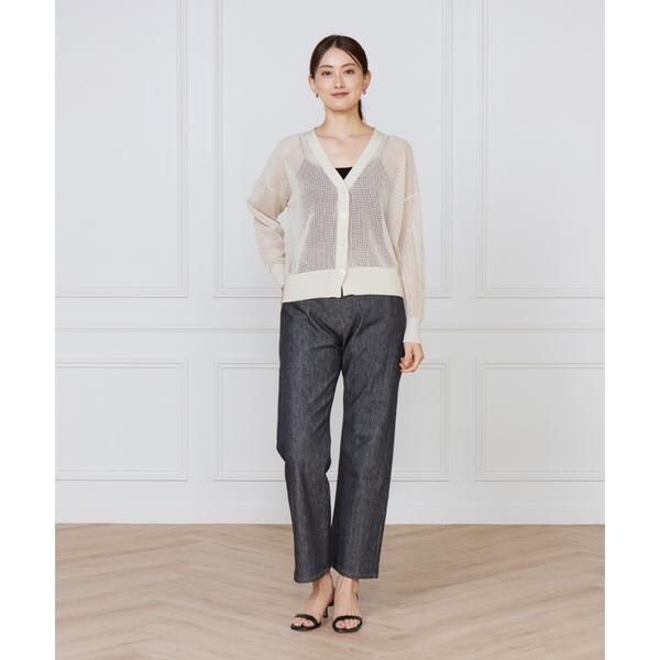 イッツインターナショナル（I．T．’S． international）/デニムストレートパンツ《SUVIN DENIM》