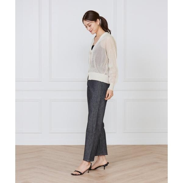 イッツインターナショナル（I．T．’S． international）/デニムストレートパンツ《SUVIN DENIM》