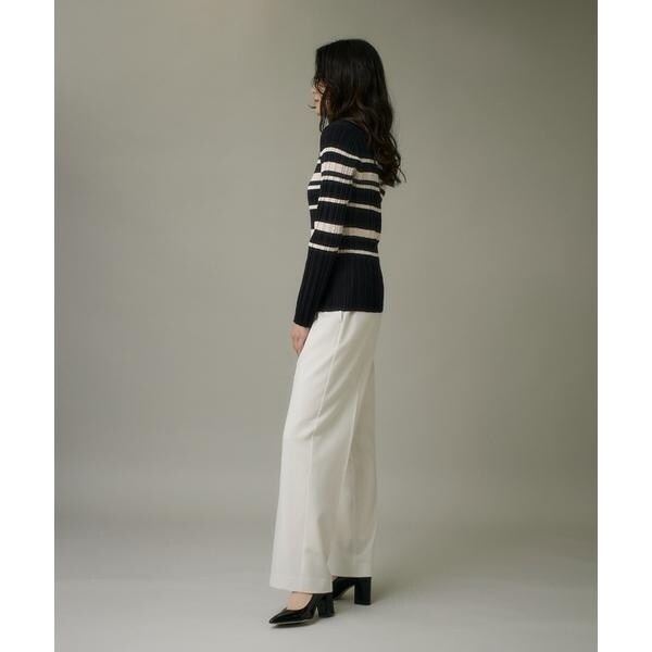 イッツインターナショナル（I．T．’S． international）/変則リブハイネックプルオーバー《SMART CLEAN》