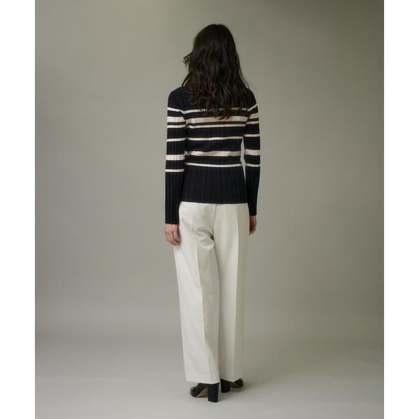 イッツインターナショナル（I．T．’S． international）/変則リブハイネックプルオーバー《SMART CLEAN》