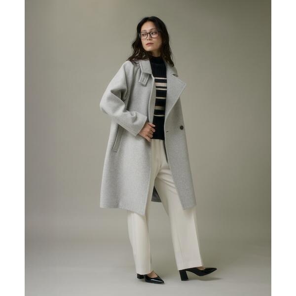 イッツインターナショナル（I．T．’S． international）/変則リブハイネックプルオーバー《SMART CLEAN》