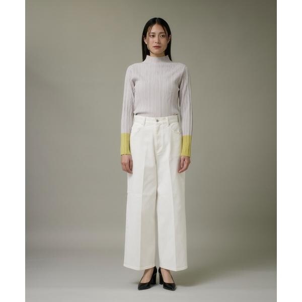 イッツインターナショナル（I．T．’S． international）/変則リブハイネックプルオーバー《SMART CLEAN》