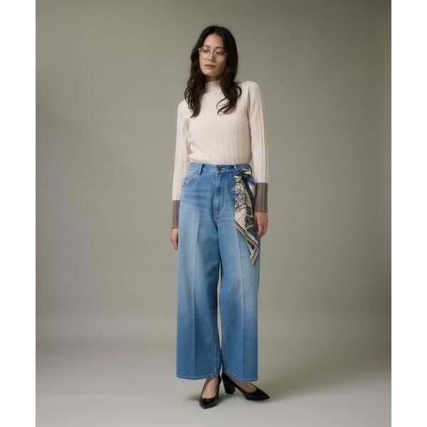 イッツインターナショナル（I．T．’S． international）/変則リブハイネックプルオーバー《SMART CLEAN》