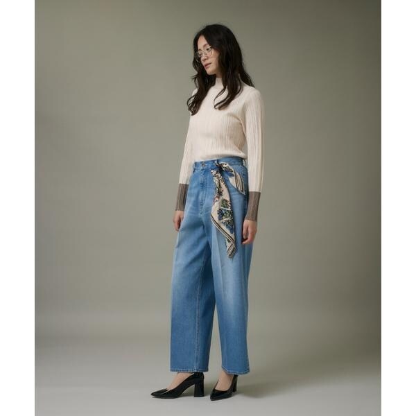 イッツインターナショナル（I．T．’S． international）/変則リブハイネックプルオーバー《SMART CLEAN》