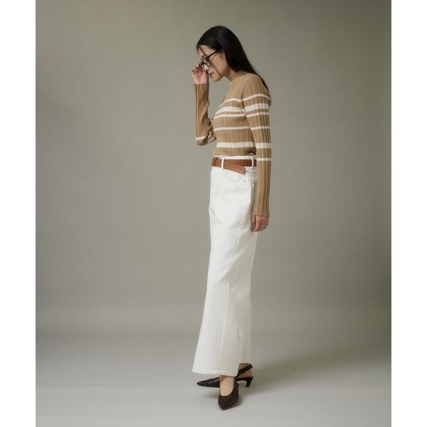 イッツインターナショナル（I．T．’S． international）/変則リブハイネックプルオーバー《SMART CLEAN》