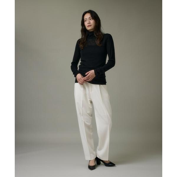 イッツインターナショナル（I．T．’S． international）/ハイネックニットプルオーバー《Melty air wool》