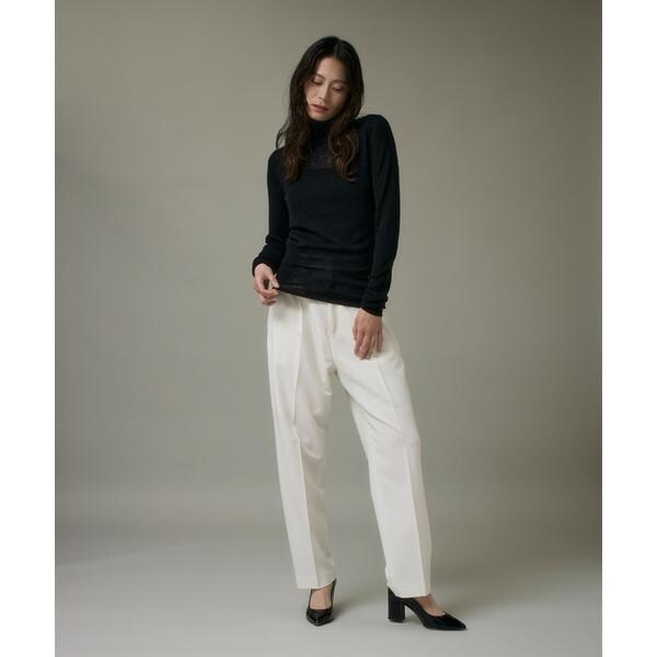 イッツインターナショナル（I．T．’S． international）/ハイネックニットプルオーバー《Melty air wool》