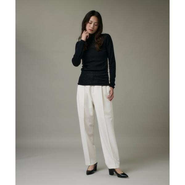 イッツインターナショナル（I．T．’S． international）/ハイネックニットプルオーバー《Melty air wool》
