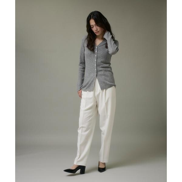 イッツインターナショナル（I．T．’S． international）/Vネックリブニットカーディガン《Melty air wool》