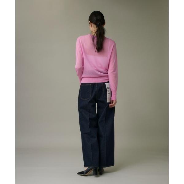 イッツインターナショナル（I．T．’S． international）/クルーネックニットプルオーバー《Melty air wool》