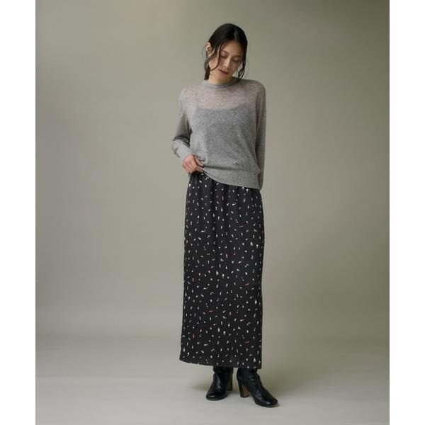 イッツインターナショナル（I．T．’S． international）/クルーネックニットプルオーバー《Melty air wool》