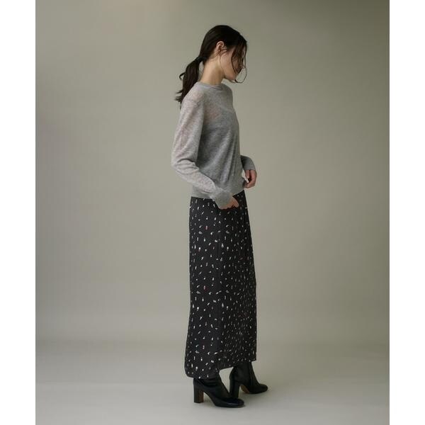 イッツインターナショナル（I．T．’S． international）/クルーネックニットプルオーバー《Melty air wool》