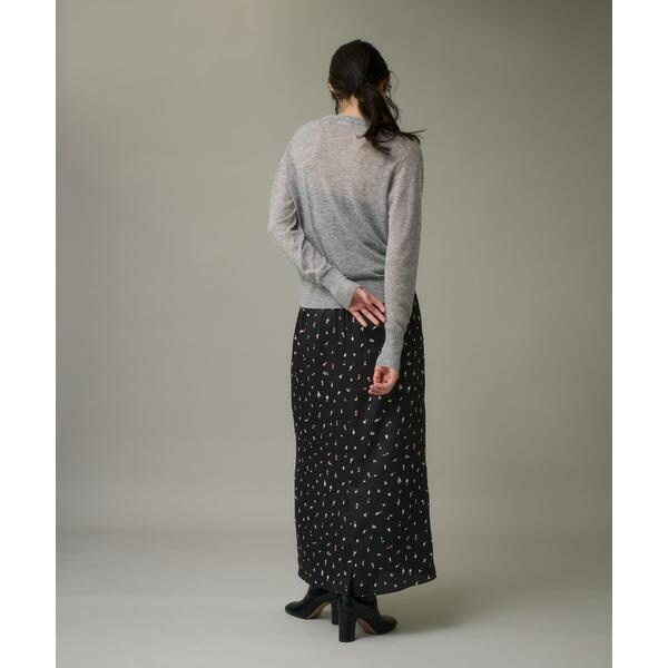 イッツインターナショナル（I．T．’S． international）/クルーネックニットプルオーバー《Melty air wool》