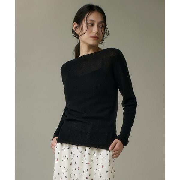 イッツインターナショナル（I．T．’S． international）/モックネックリブニット《Melty air wool》