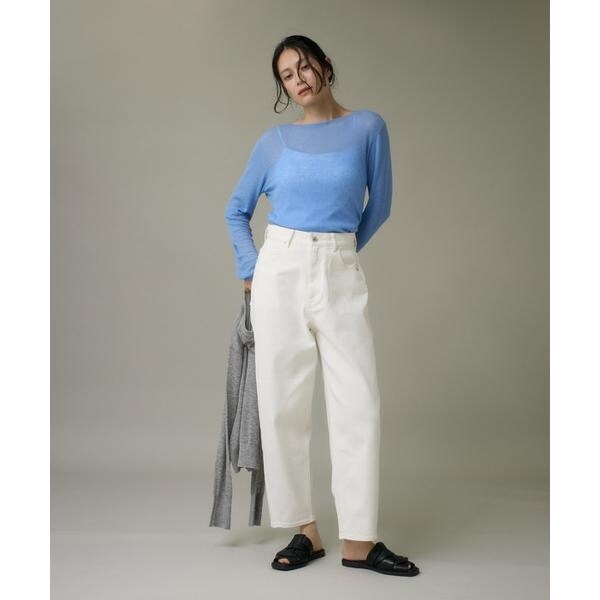 イッツインターナショナル（I．T．’S． international）/モックネックリブニット《Melty air wool》