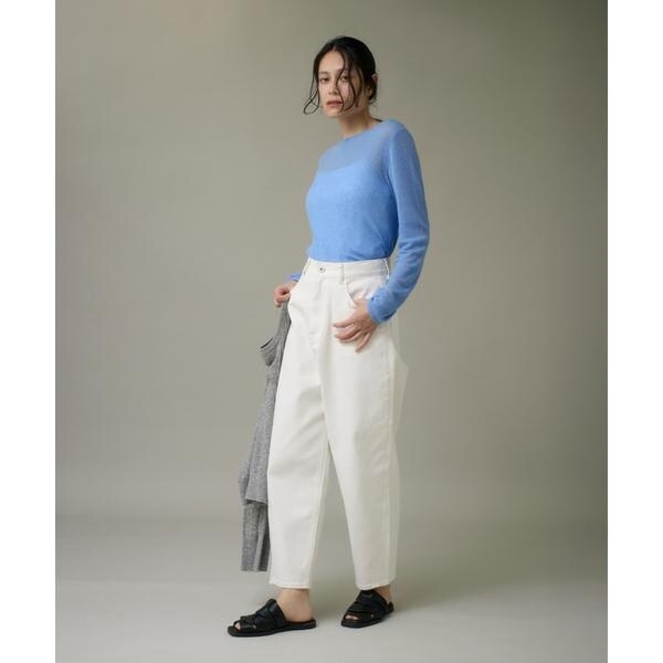 イッツインターナショナル（I．T．’S． international）/モックネックリブニット《Melty air wool》