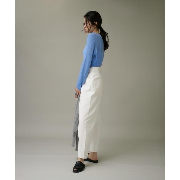 イッツインターナショナル（I．T．’S． international）/モックネックリブニット《Melty air wool》