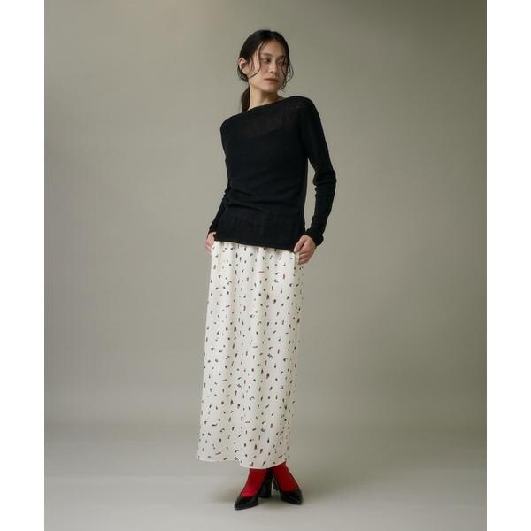 イッツインターナショナル（I．T．’S． international）/モックネックリブニット《Melty air wool》