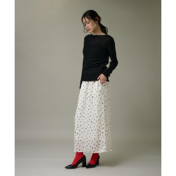 イッツインターナショナル（I．T．’S． international）/モックネックリブニット《Melty air wool》