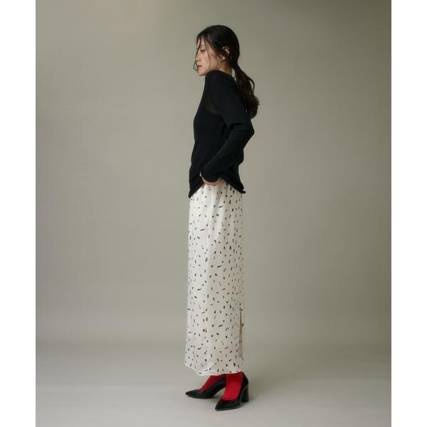 イッツインターナショナル（I．T．’S． international）/モックネックリブニット《Melty air wool》